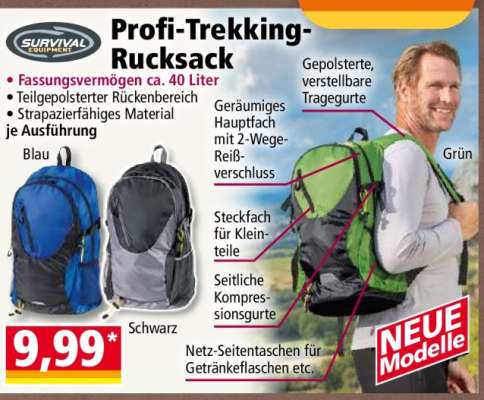 Profi-Trekking-Rucksack