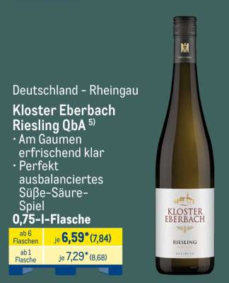 Kloster Eberbach Riesling QbA