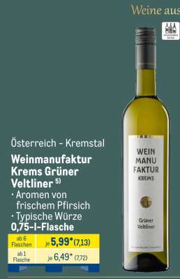 Weinmanufaktur Krems Grüner Veltliner