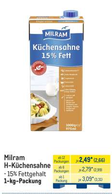 Milram H-Küchensahne