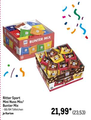 Ritter Sport Mini Nuss Mix / Bunter Mix