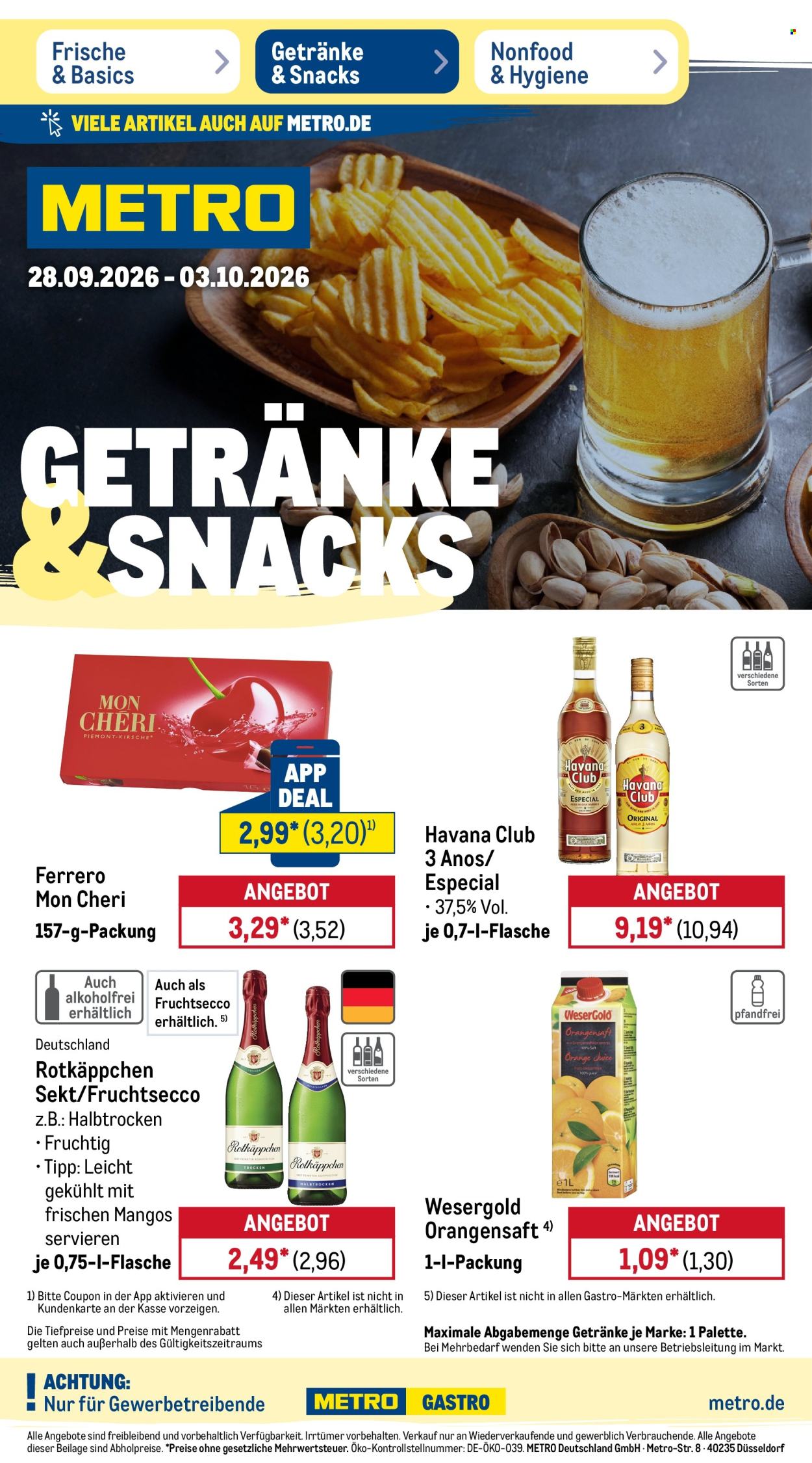 Metro Prospekte  - 28.9.2026 - 3.10.2026. Seite 15
