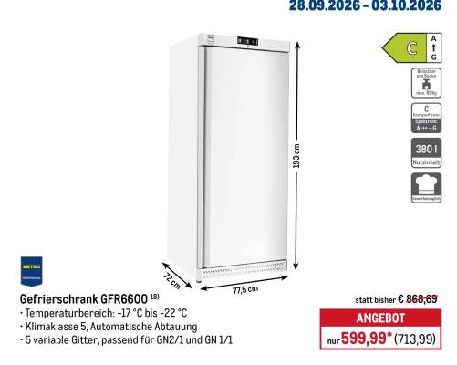 Gefrierschrank GFR6600