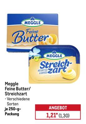 Meggle Feine Butter/ Streichzart