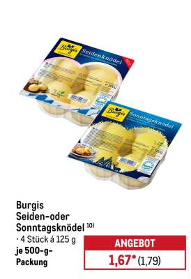 Burgis Seiden-oder Sonntagsknödel
