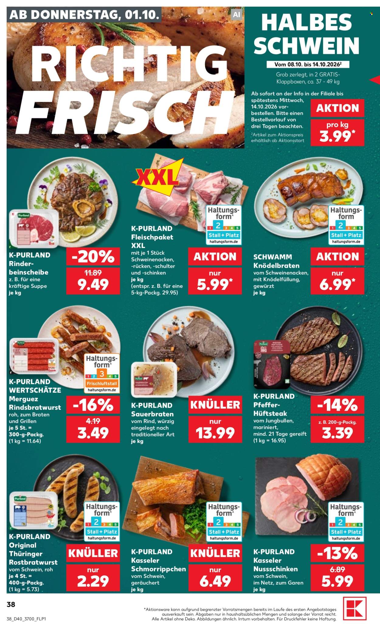 Kaufland Prospekte  - 1.10.2026 - 7.10.2026. Seite 38