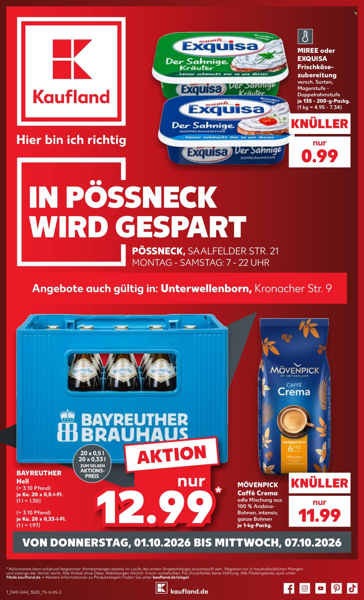 Kaufland Prospekte  - 1.10.2026 - 7.10.2026. Seite 1