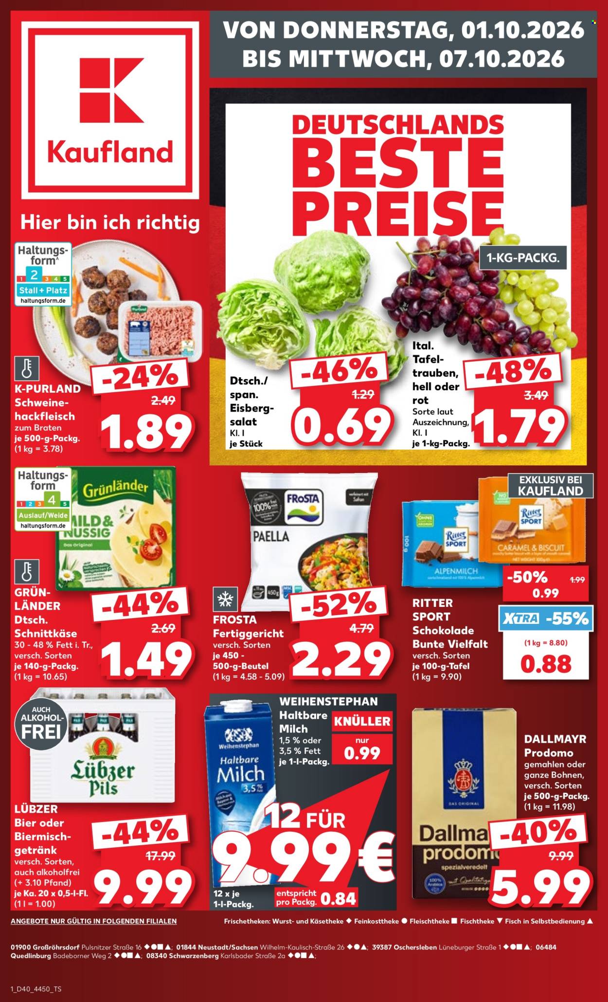 Kaufland Prospekte  - 1.10.2026 - 7.10.2026. Seite 1