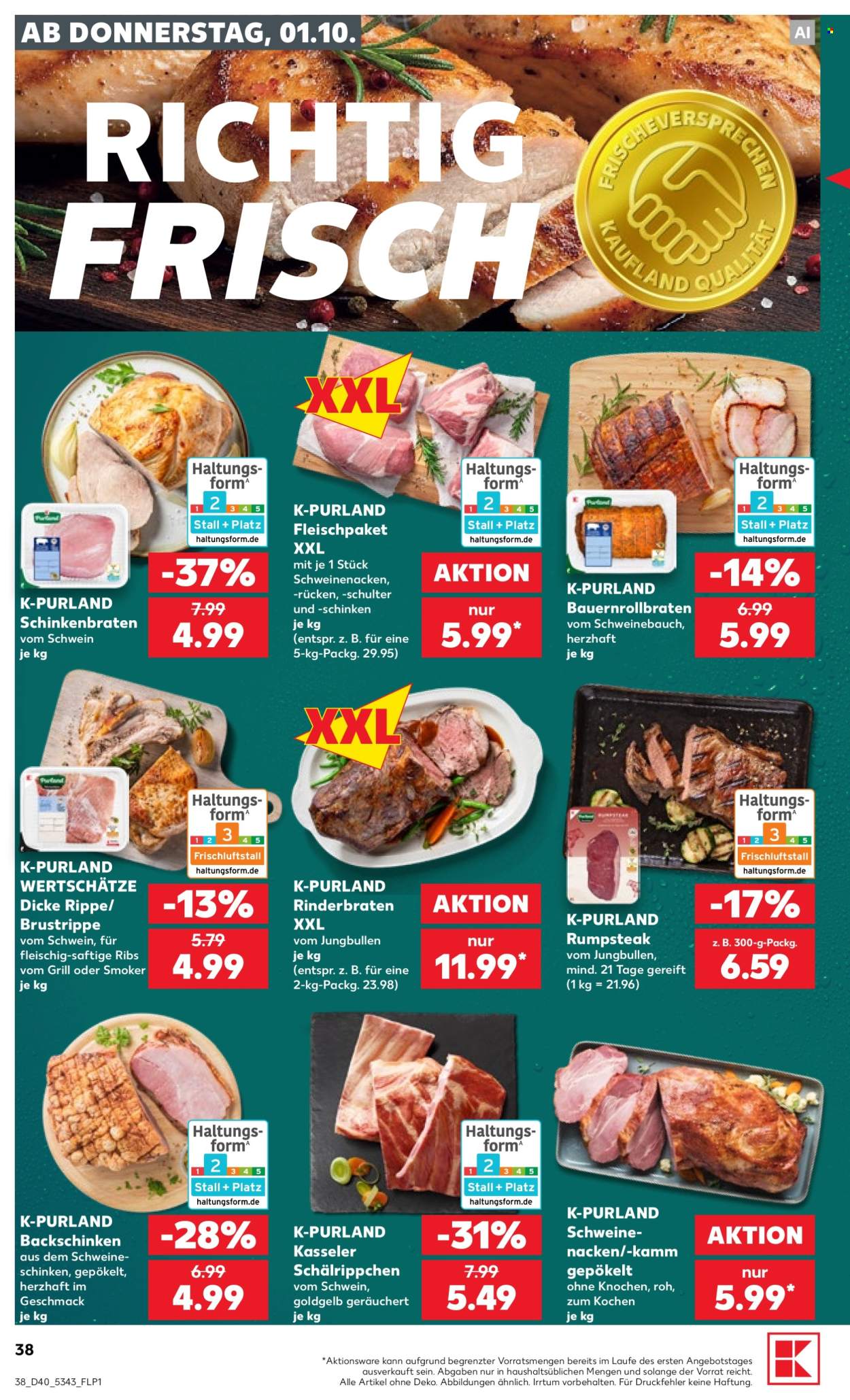 Kaufland Prospekte  - 1.10.2026 - 7.10.2026. Seite 38