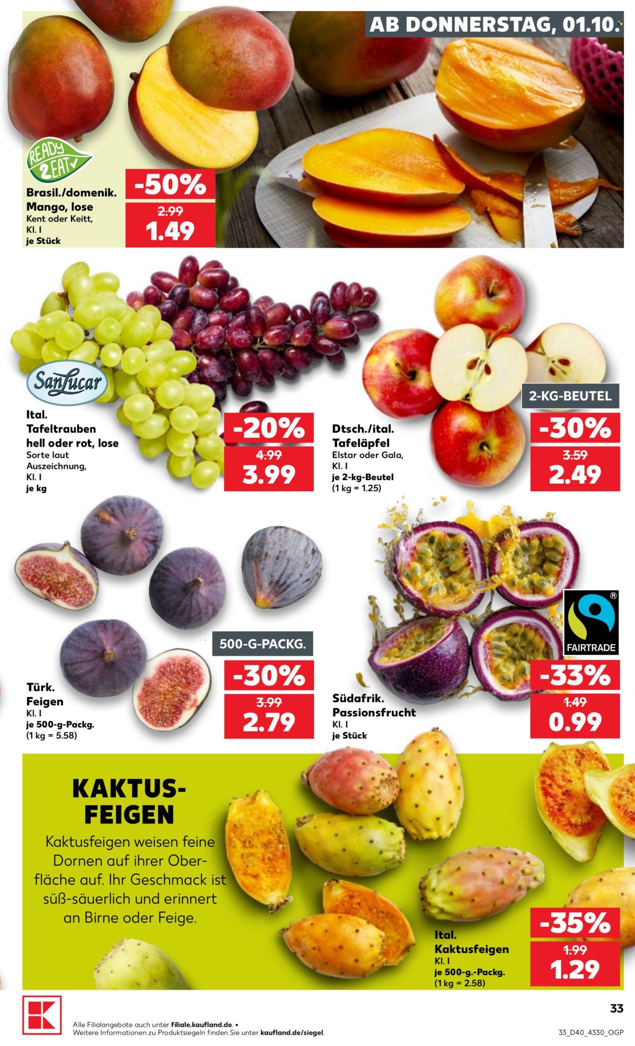 Kaufland Prospekte  - 1.10.2026 - 7.10.2026. Seite 33