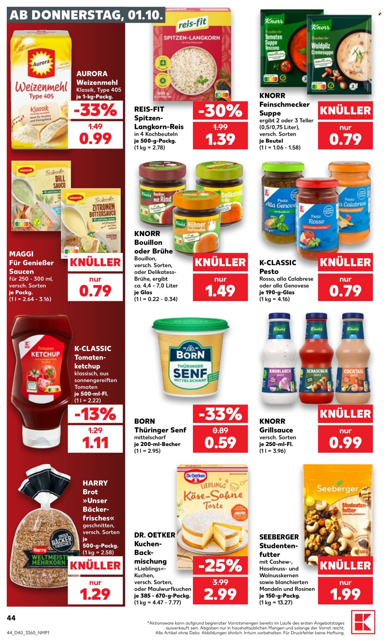Kaufland Prospekte  - 1.10.2026 - 7.10.2026. Seite 44