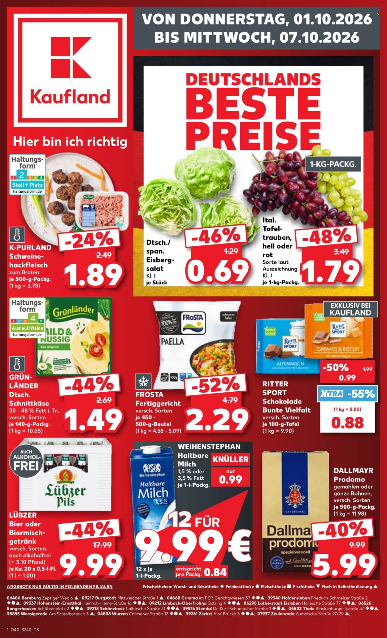 Kaufland Prospekte  - 1.10.2026 - 7.10.2026. Seite 1