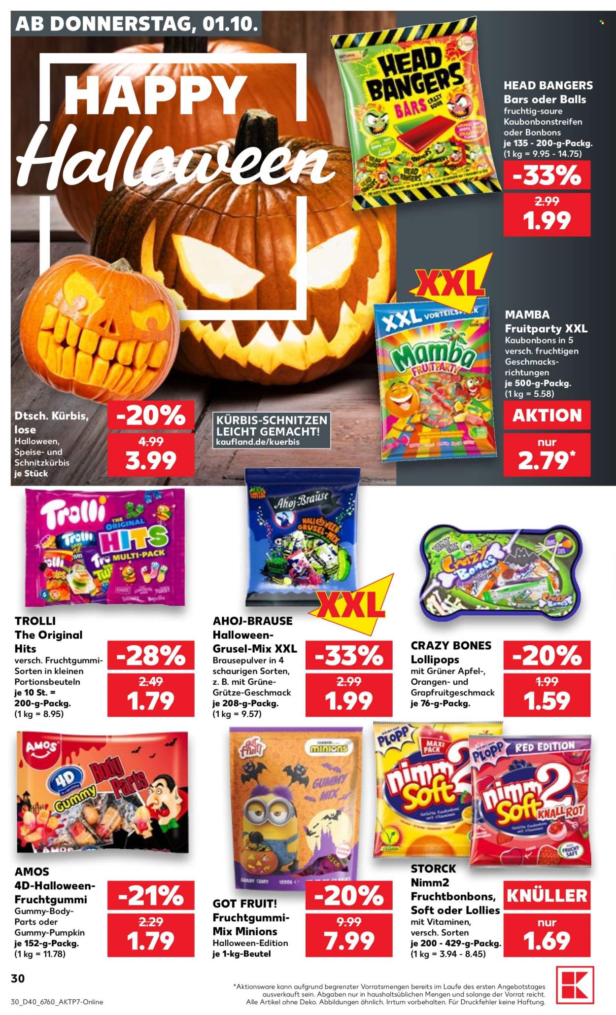 Kaufland Prospekte  - 1.10.2026 - 7.10.2026. Seite 30
