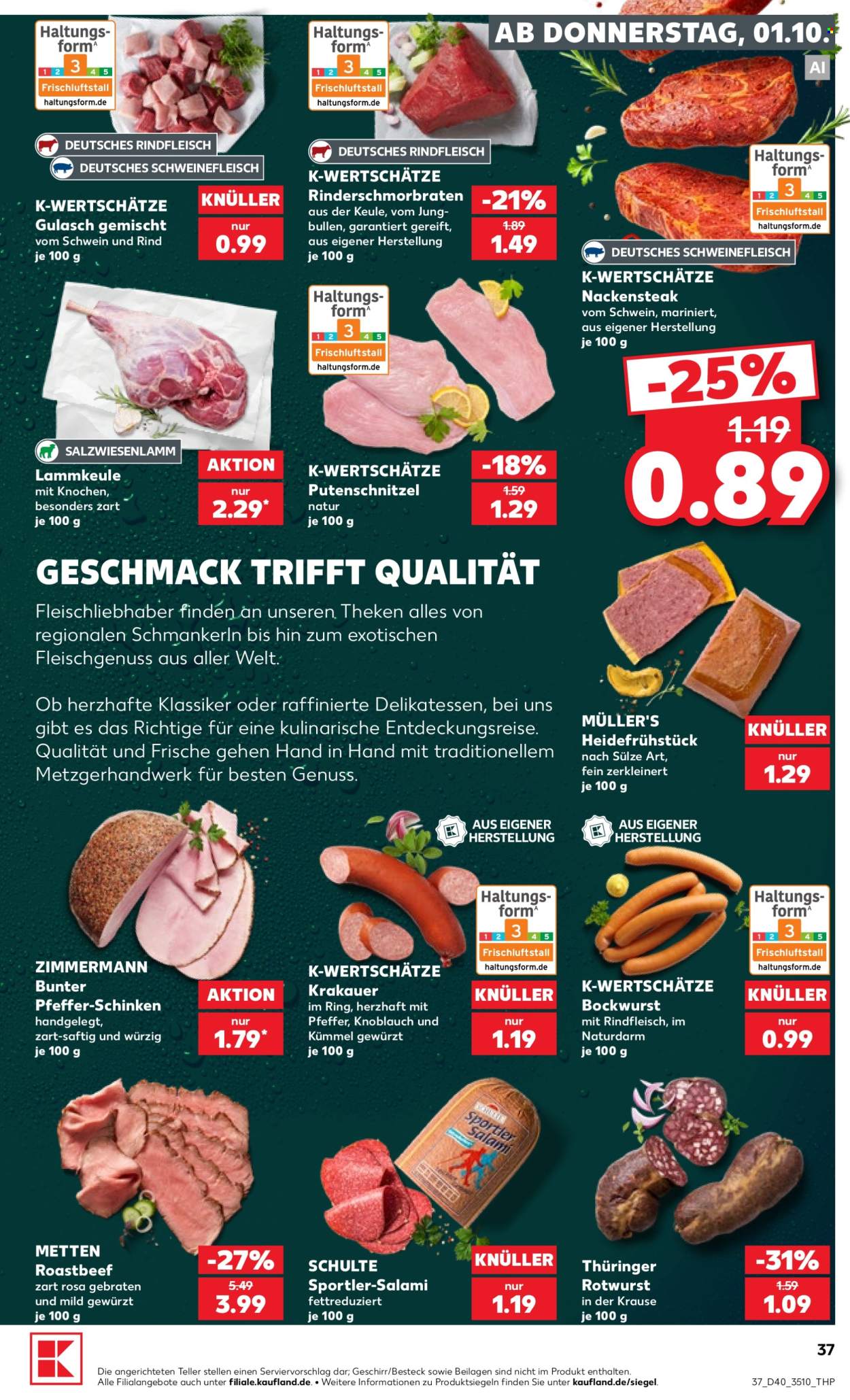 Kaufland Prospekte  - 1.10.2026 - 7.10.2026. Seite 37