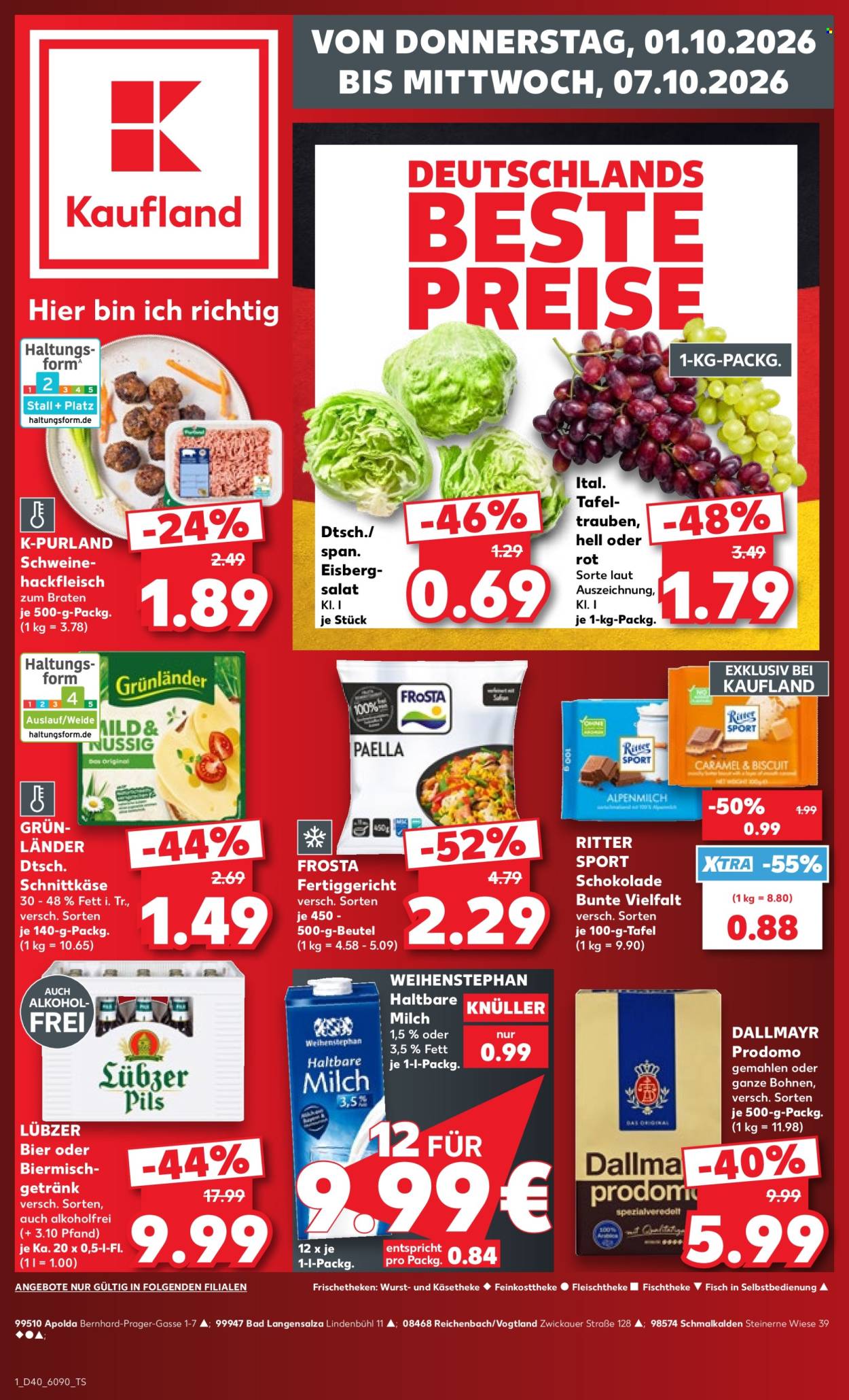 Kaufland Prospekte  - 1.10.2026 - 7.10.2026. Seite 1