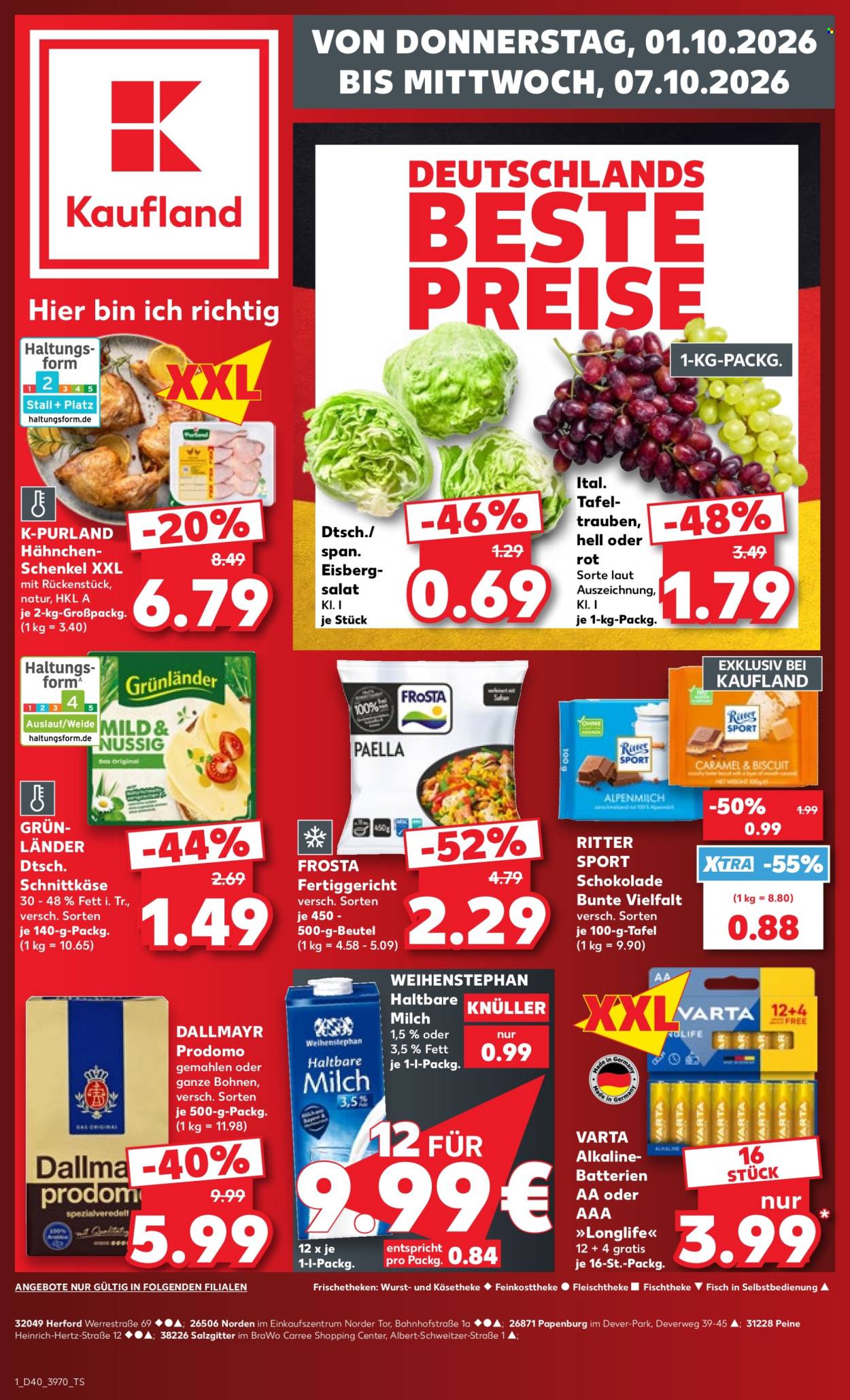 Kaufland Prospekte  - 1.10.2026 - 7.10.2026. Seite 1