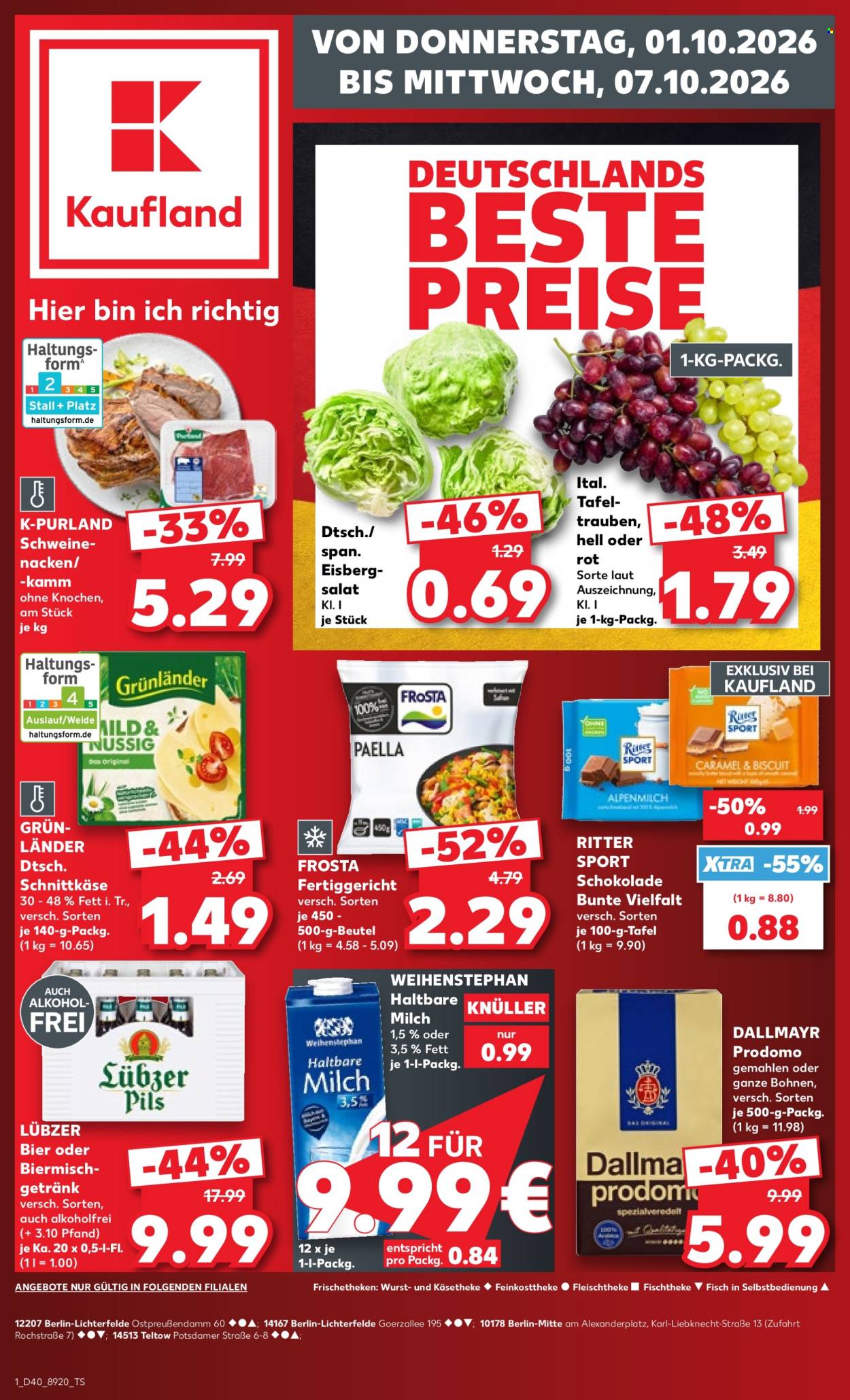 Kaufland Prospekte  - 1.10.2026 - 7.10.2026. Seite 1