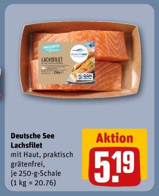 Deutsche See Lachsfilet