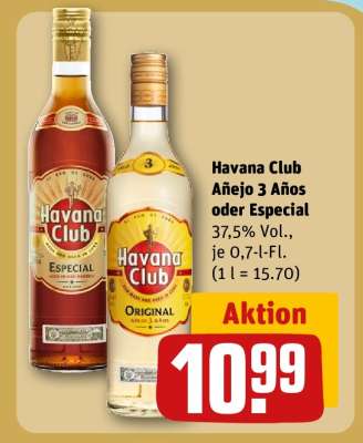 HAVANA CLUB Añejo 3 Años oder Especial