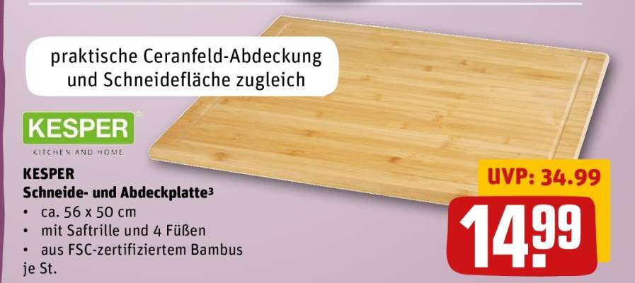 Kesper Schneide- und Abdeckplatte³