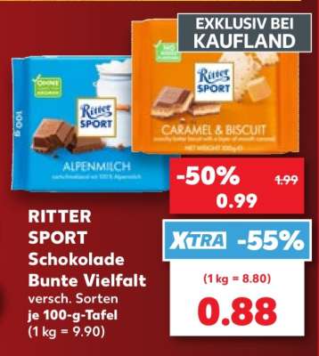 Ritter Sport Schokolade Bunte Vielfalt
