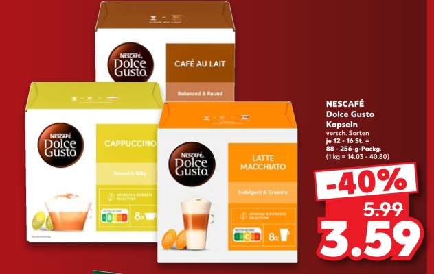 Nescafé Dolce Gusto Kapseln*