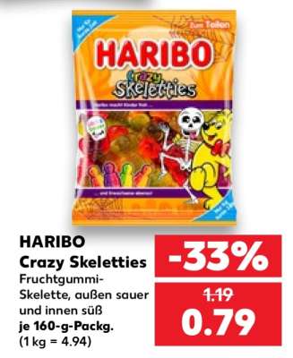 HARIBO Crazy Skeletties