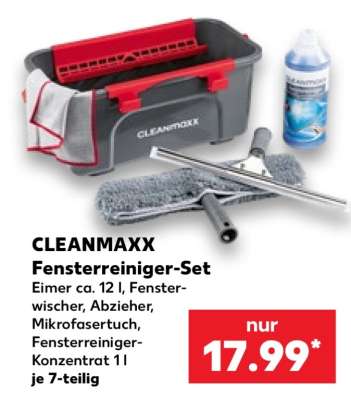 CLEANMAXX Fensterreiniger-Set