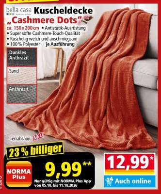 Kuscheldecke „Cashmere Dots“