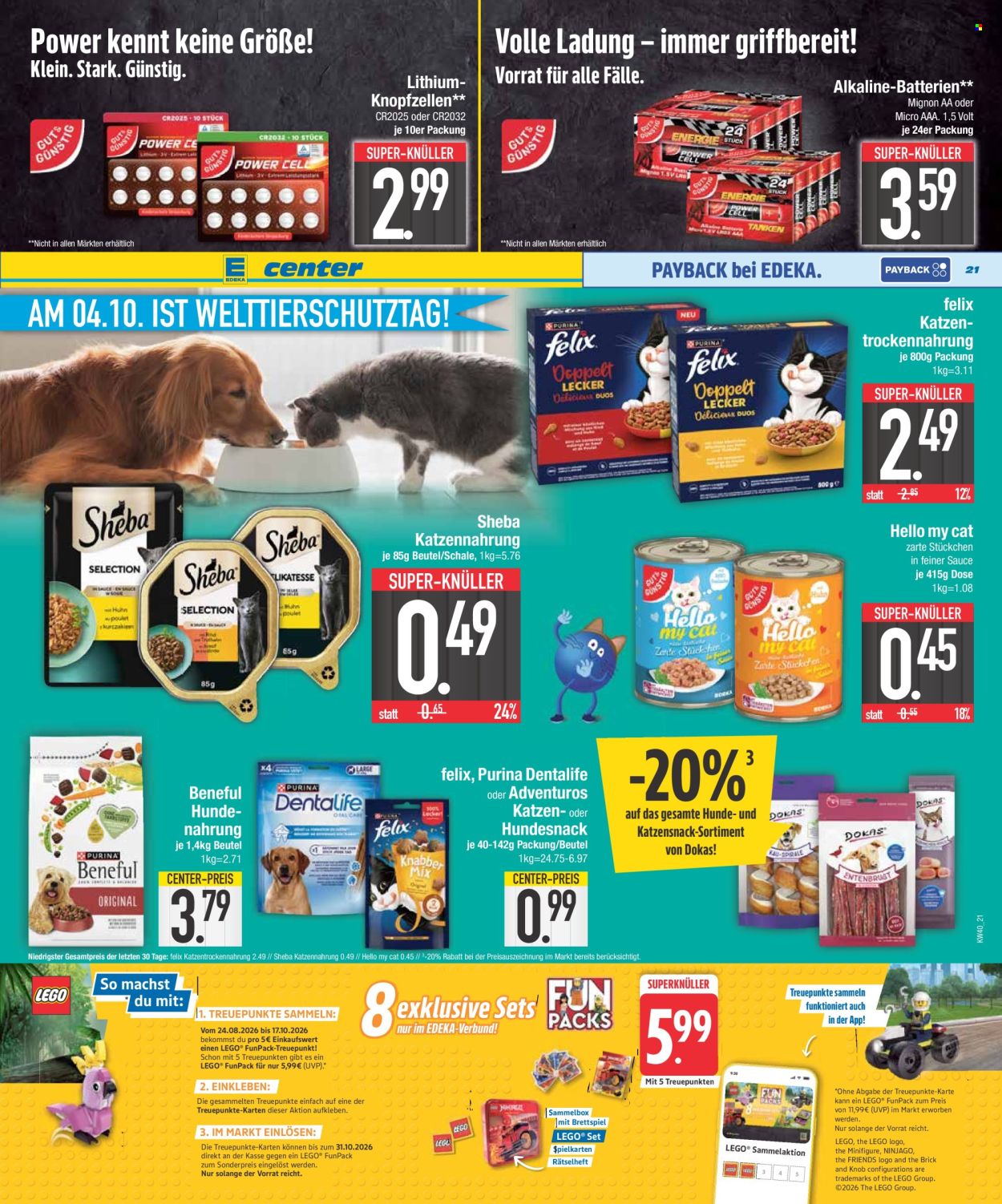 Edeka Prospekte  - 28.9.2026 - 2.10.2026. Seite 21