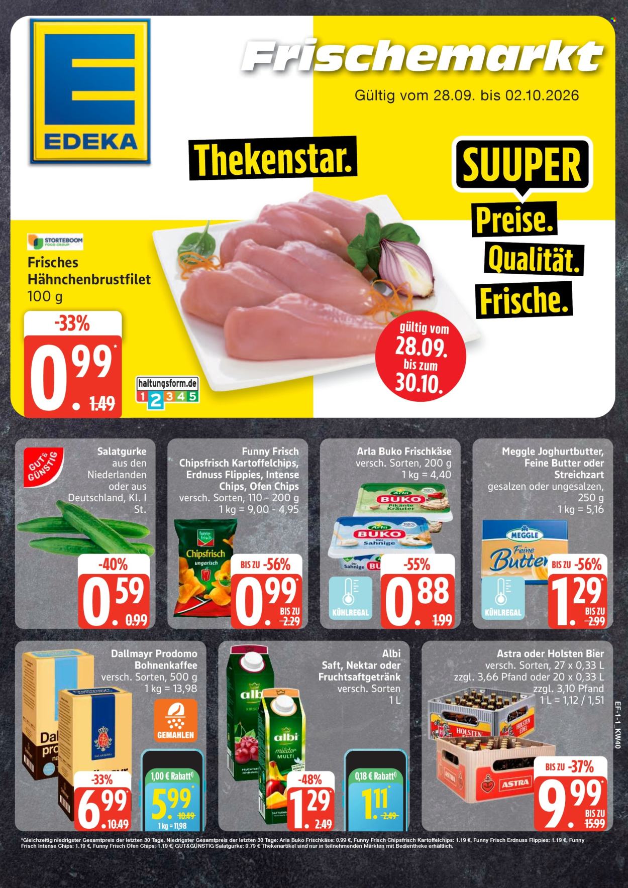 Edeka Prospekte  - 28.9.2026 - 2.10.2026. Seite 1