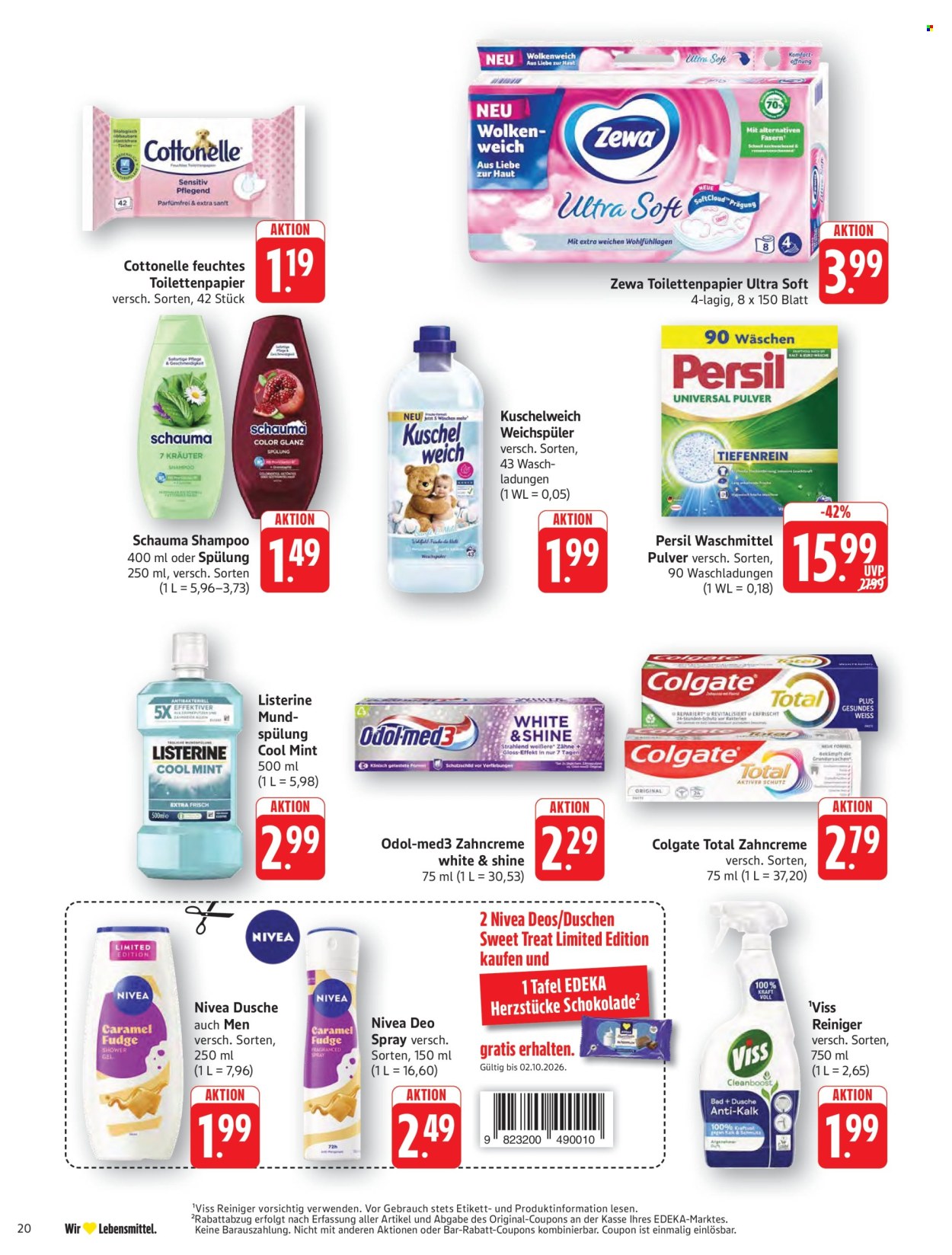 Edeka Prospekte  - 28.9.2026 - 2.10.2026. Seite 20