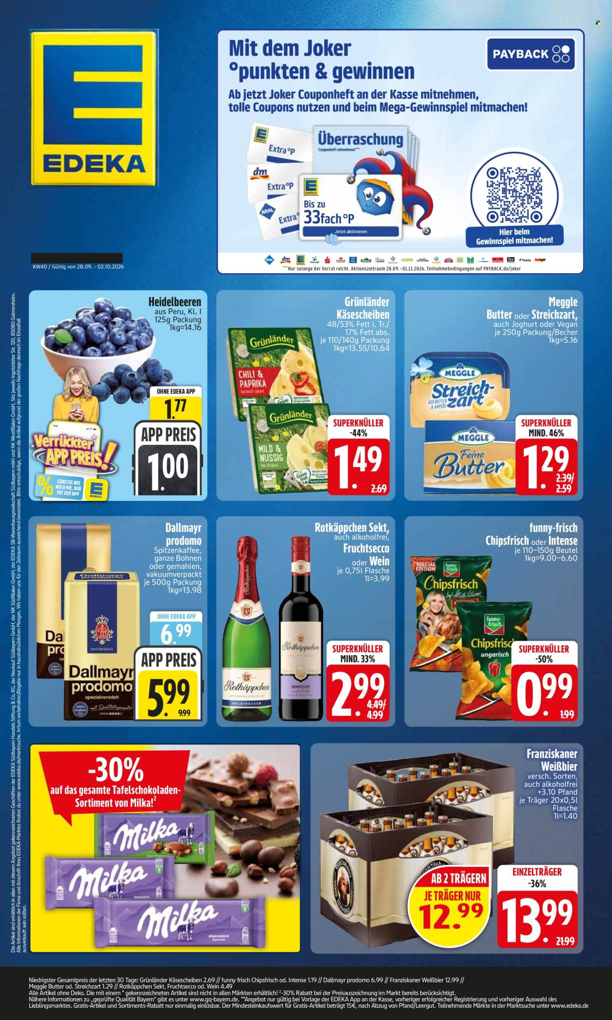 Edeka Prospekte  - 28.9.2026 - 2.10.2026. Seite 1