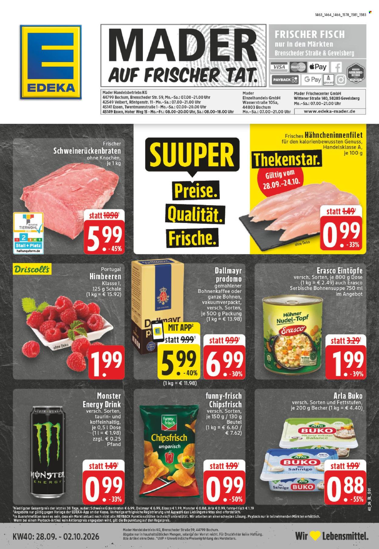 Edeka Prospekte  - 28.9.2026 - 2.10.2026. Seite 1
