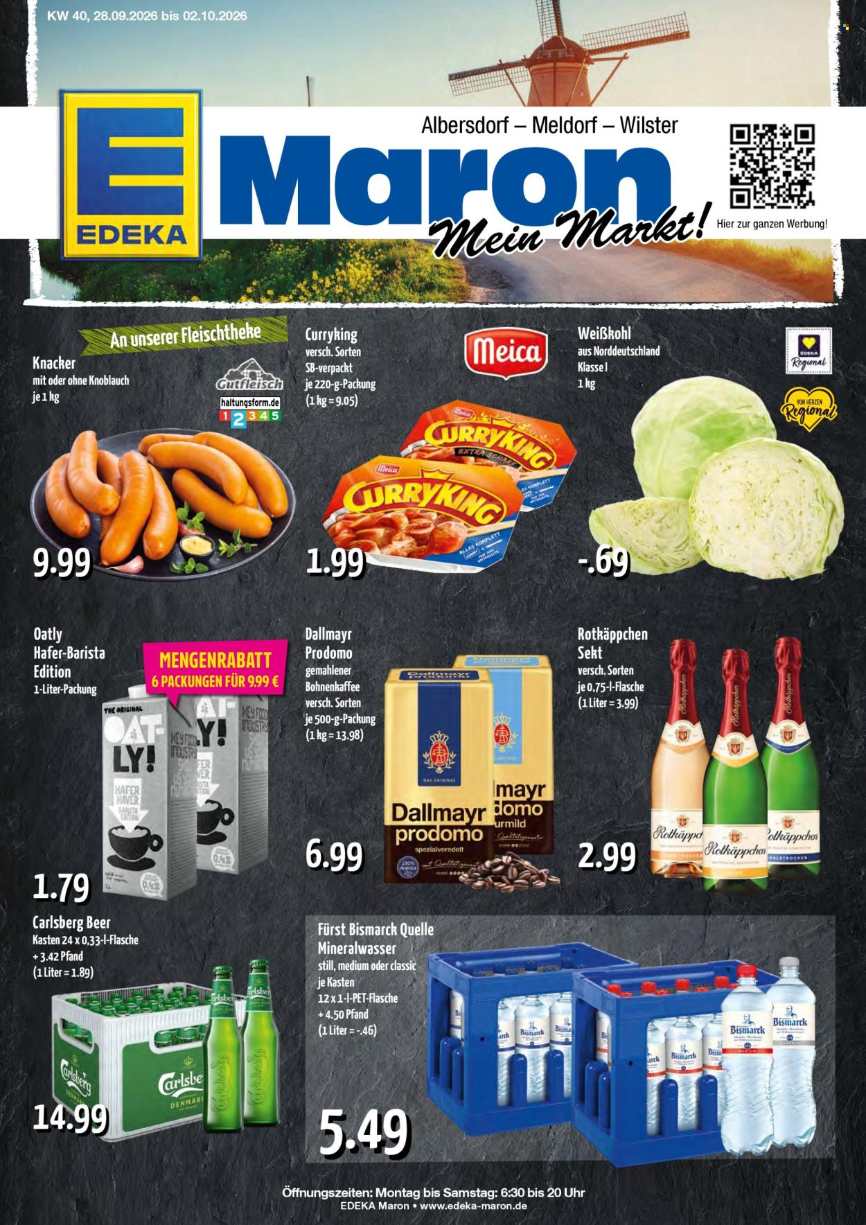 Edeka Prospekte  - 28.9.2026 - 2.10.2026. Seite 1