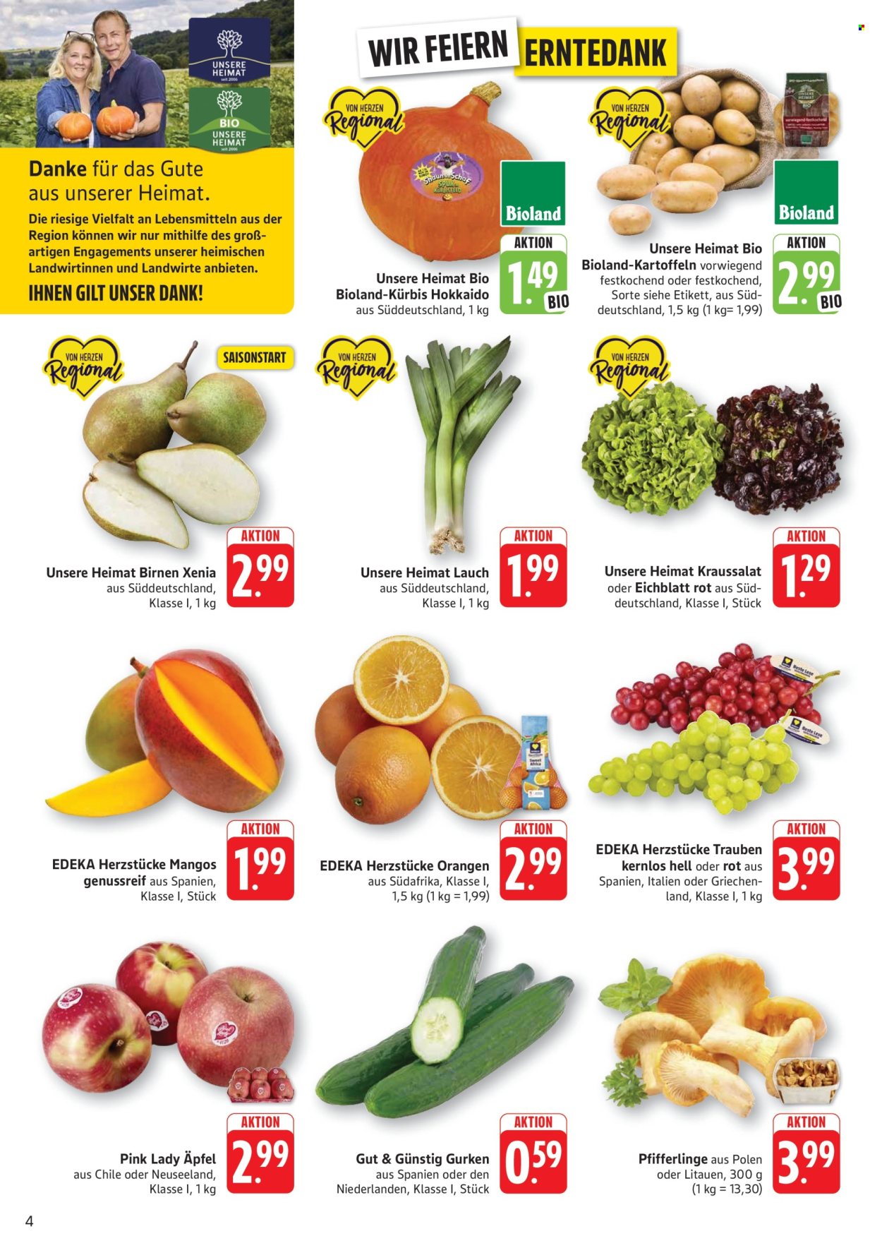Edeka Prospekte  - 28.9.2026 - 2.10.2026. Seite 4