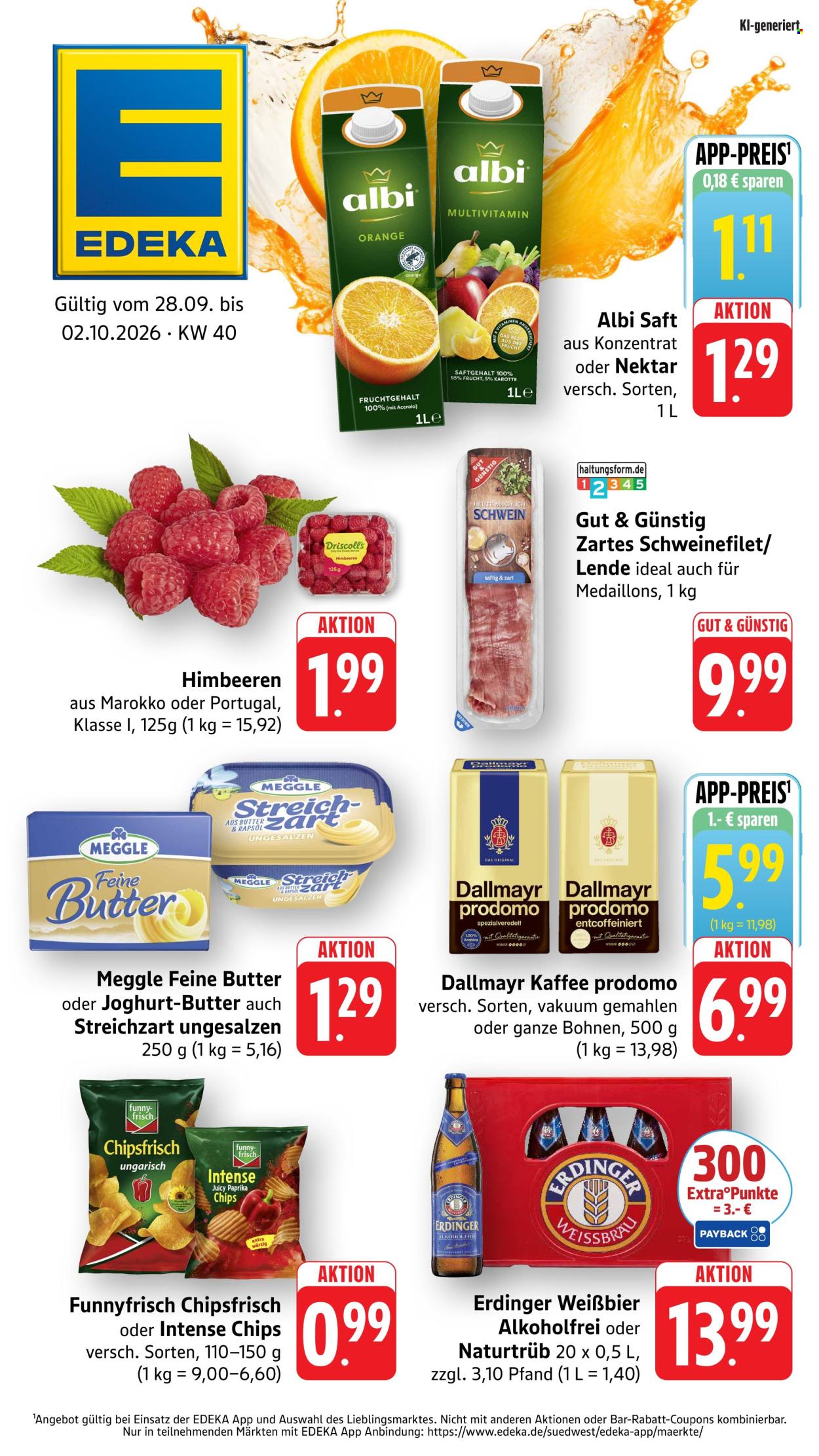 Edeka Prospekte  - 28.9.2026 - 2.10.2026. Seite 1