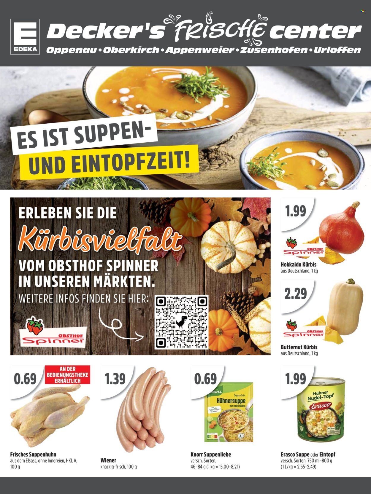 E center Prospekte  - 28.9.2026 - 2.10.2026. Seite 1