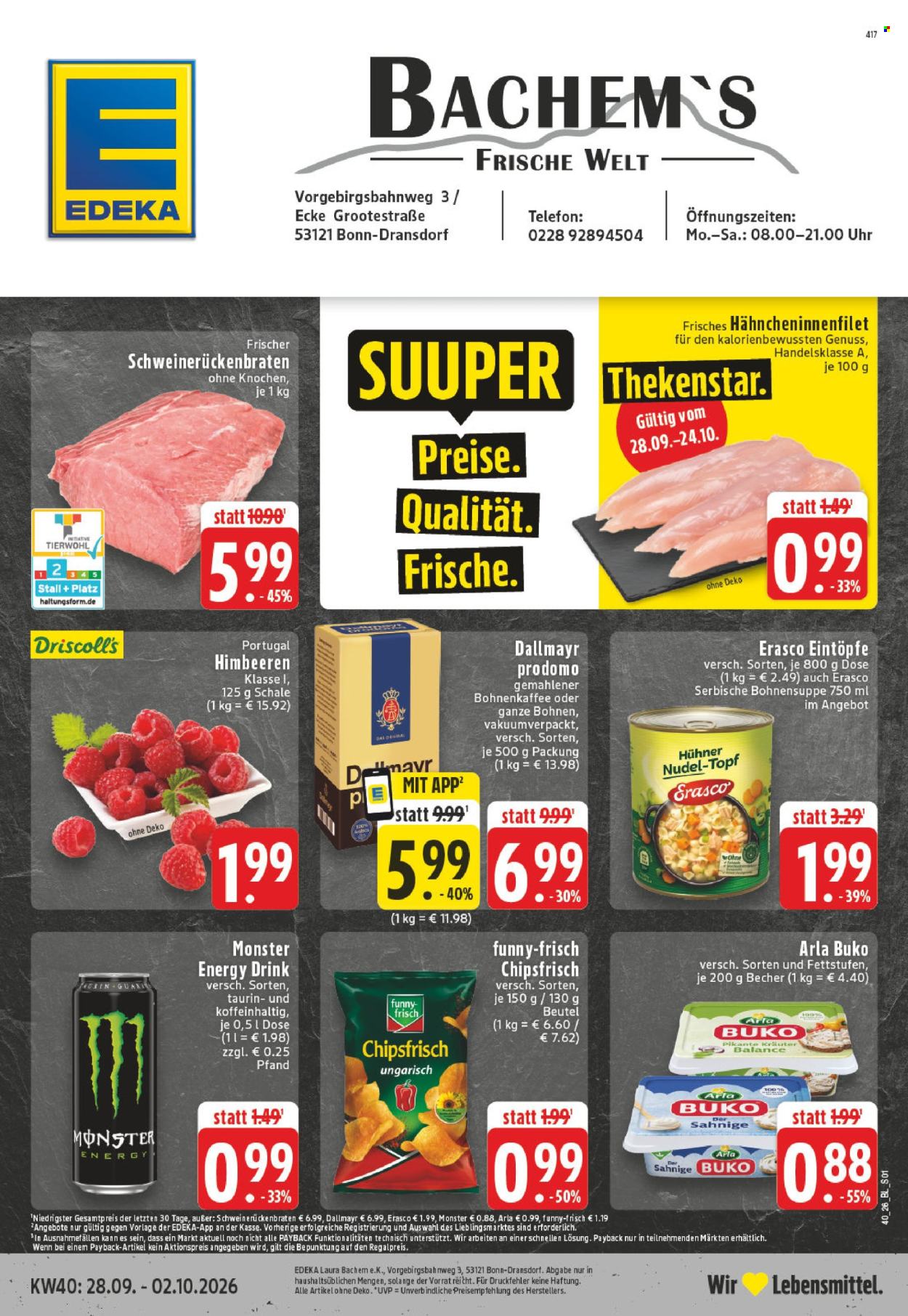 Edeka Prospekte  - 28.9.2026 - 2.10.2026. Seite 1