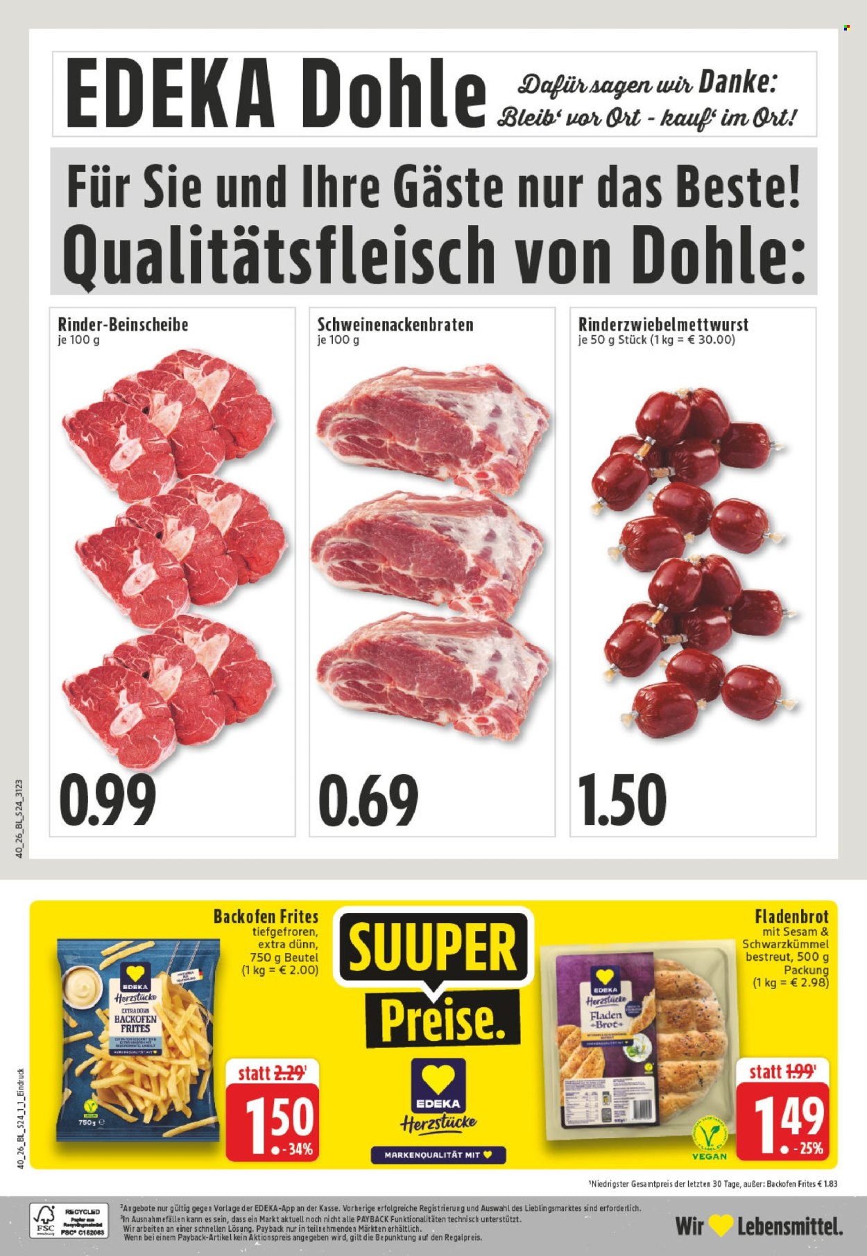 Edeka Prospekte  - 28.9.2026 - 2.10.2026. Seite 26