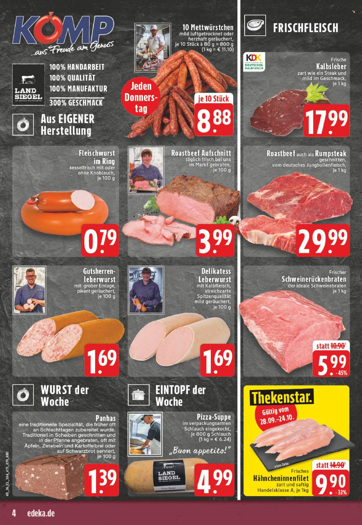 Edeka Prospekte  - 28.9.2026 - 2.10.2026. Seite 4