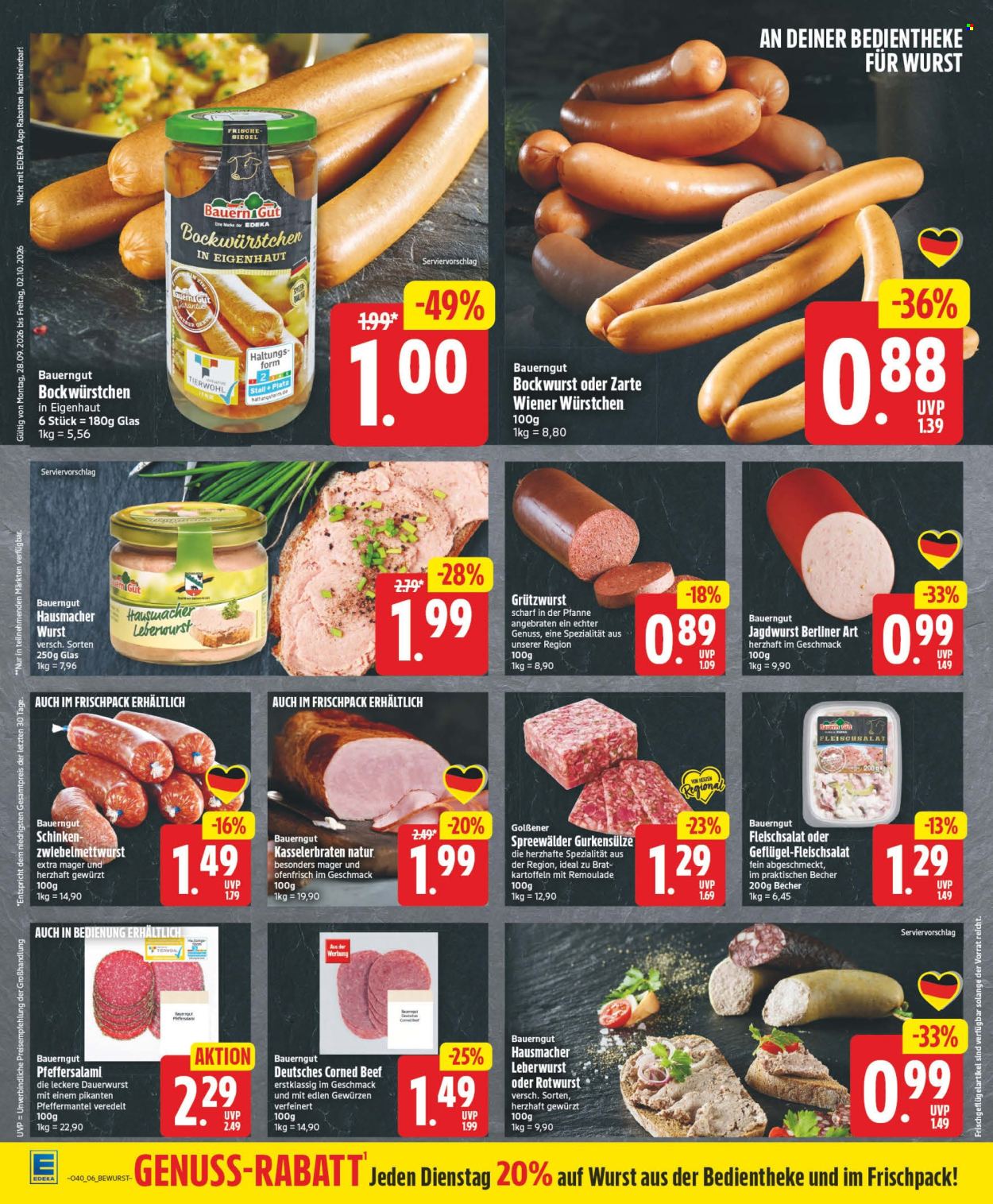 Edeka Prospekte  - 28.9.2026 - 2.10.2026. Seite 6