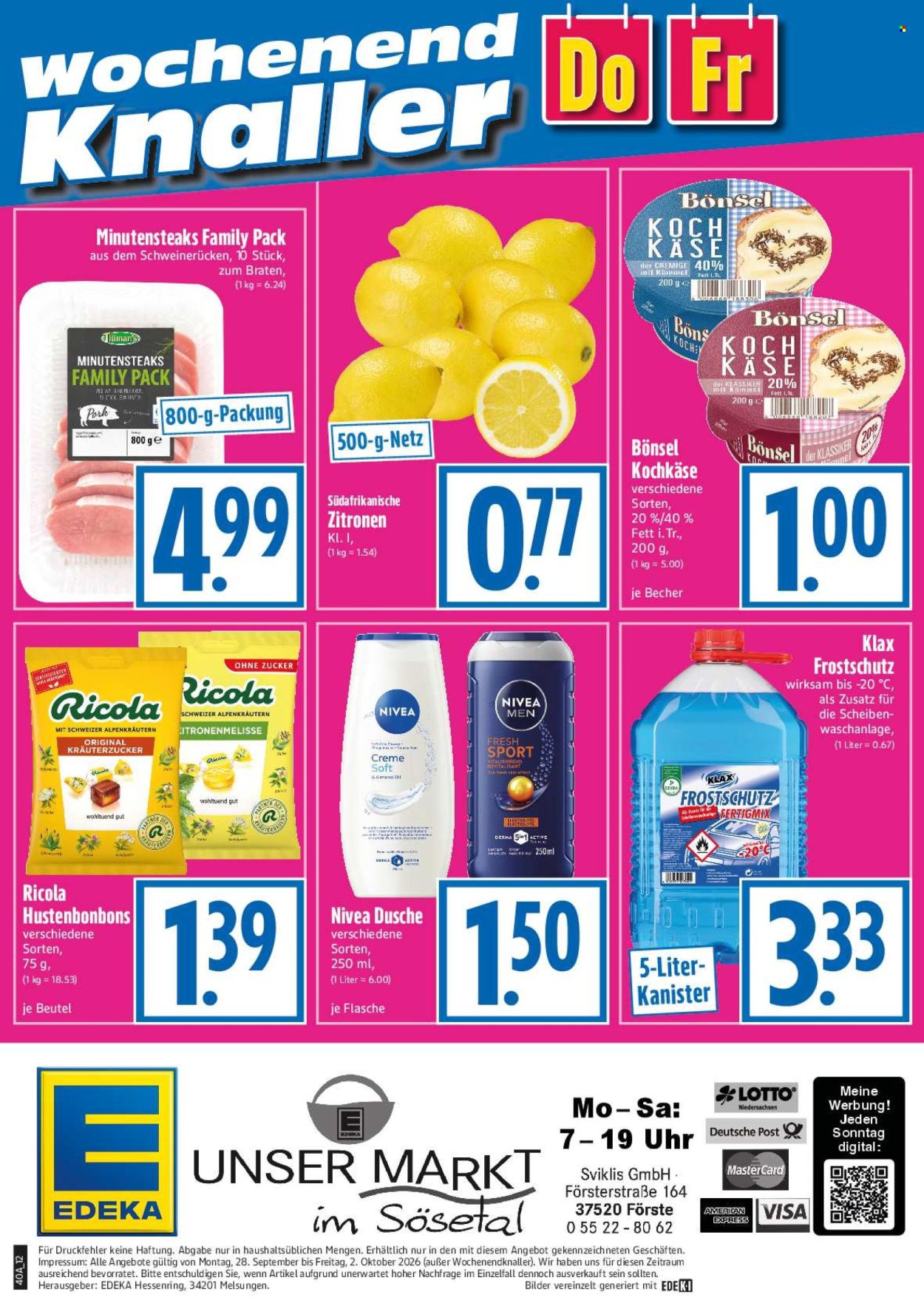 Edeka Prospekte  - 28.9.2026 - 2.10.2026. Seite 12