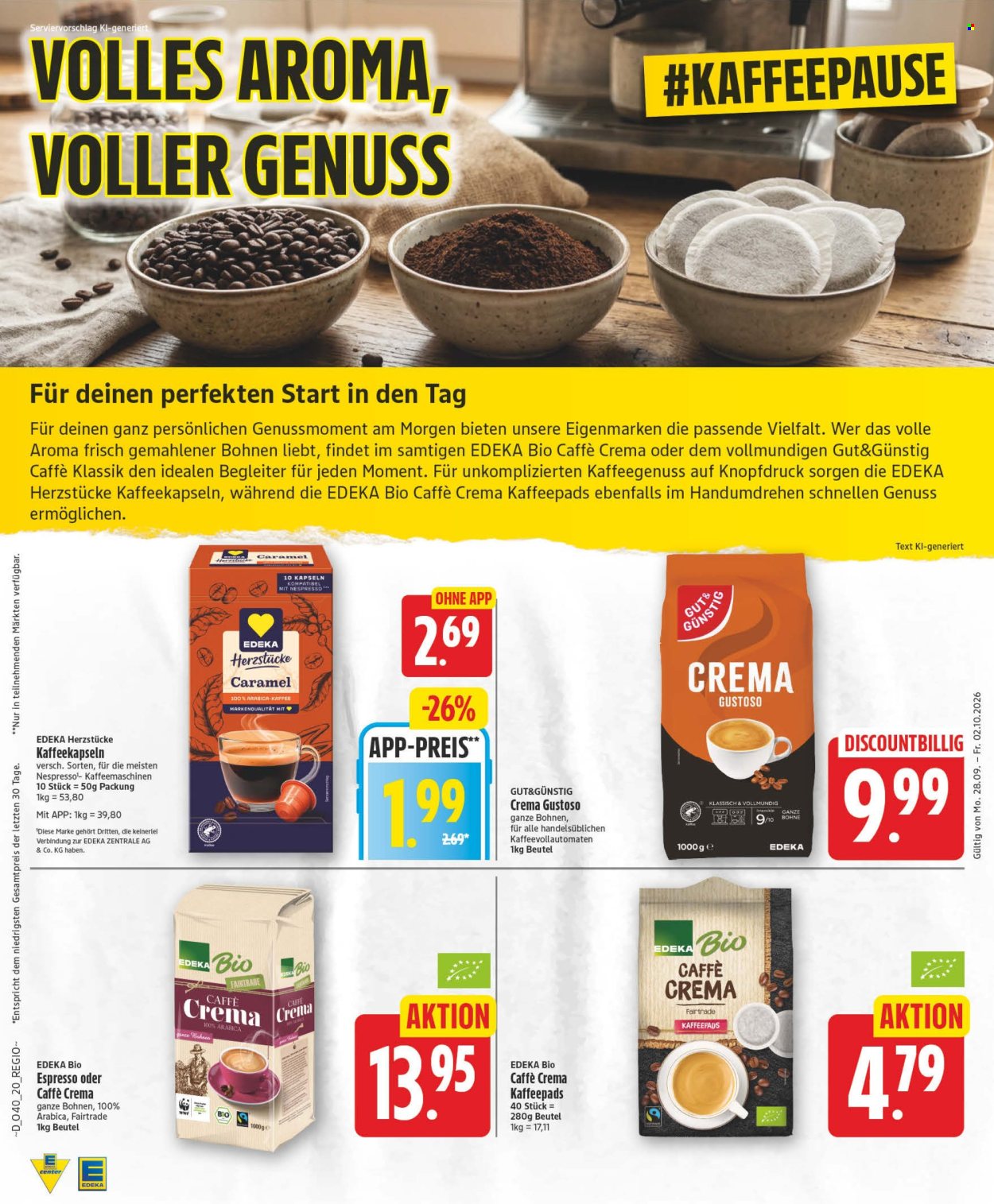 Edeka Prospekte  - 28.9.2026 - 2.10.2026. Seite 19