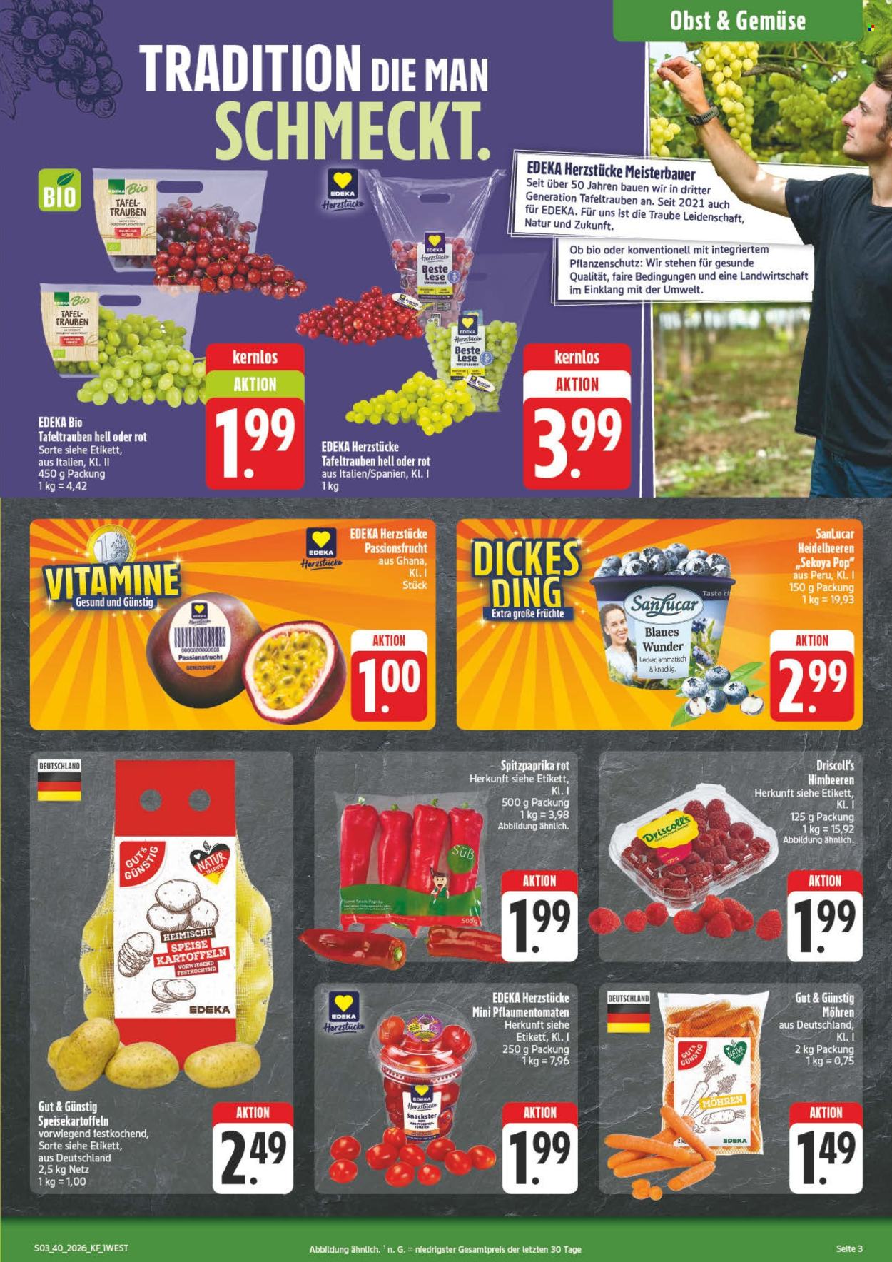Edeka Prospekte  - 28.9.2026 - 2.10.2026. Seite 3