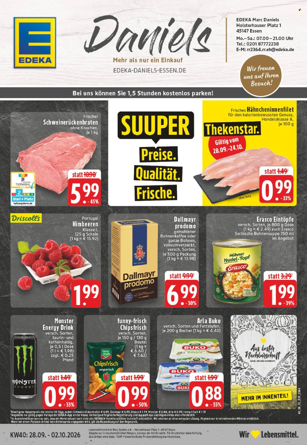 Edeka Prospekte  - 28.9.2026 - 2.10.2026. Seite 1
