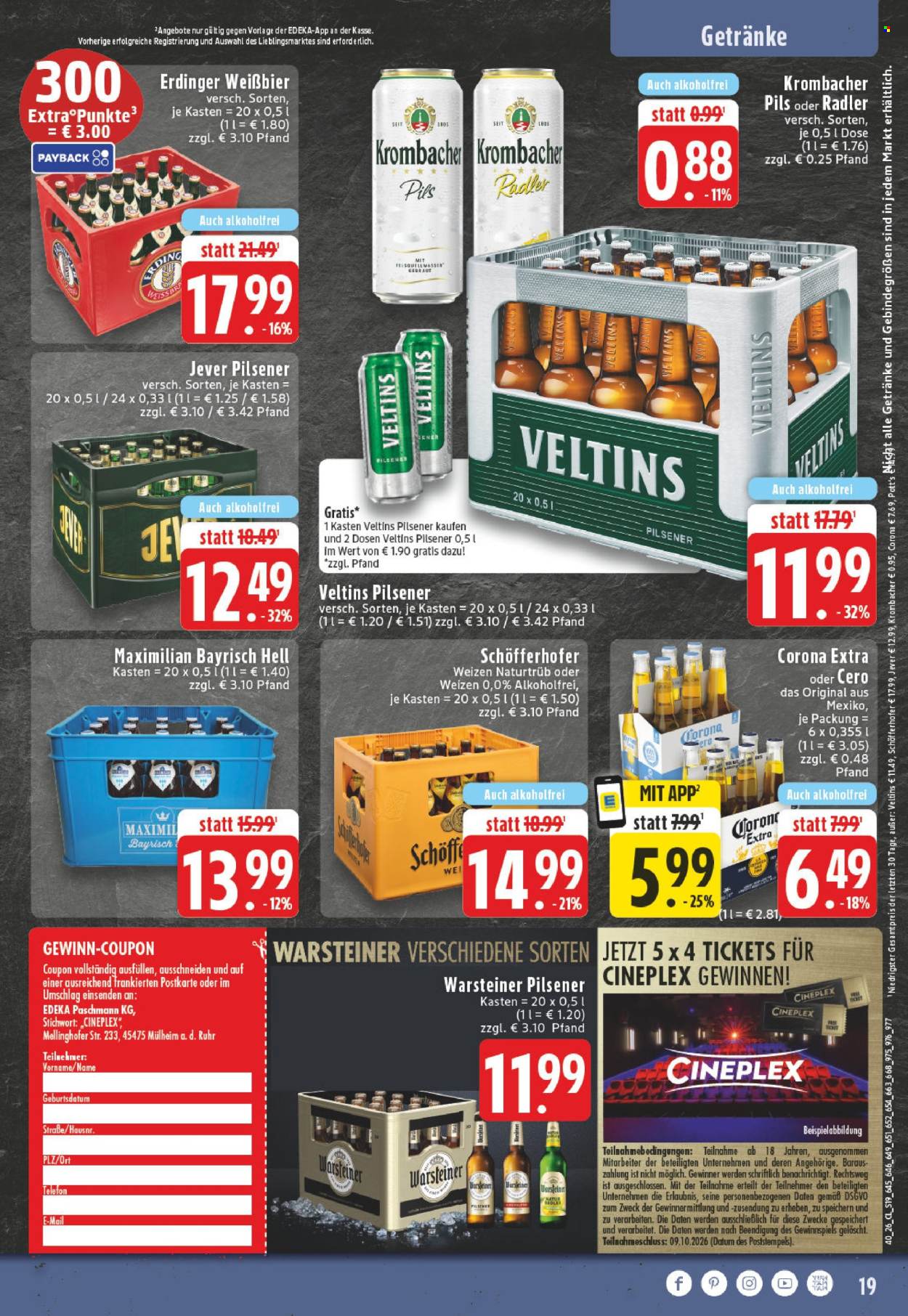 E center Prospekte  - 28.9.2026 - 2.10.2026. Seite 19