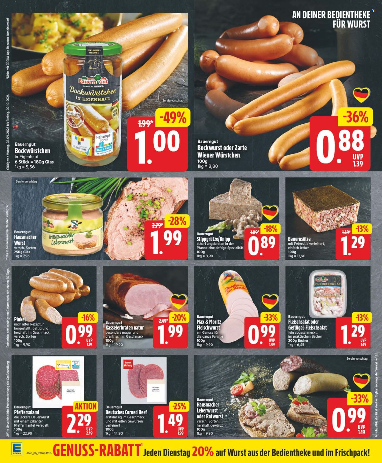 Edeka Prospekte  - 28.9.2026 - 2.10.2026. Seite 6