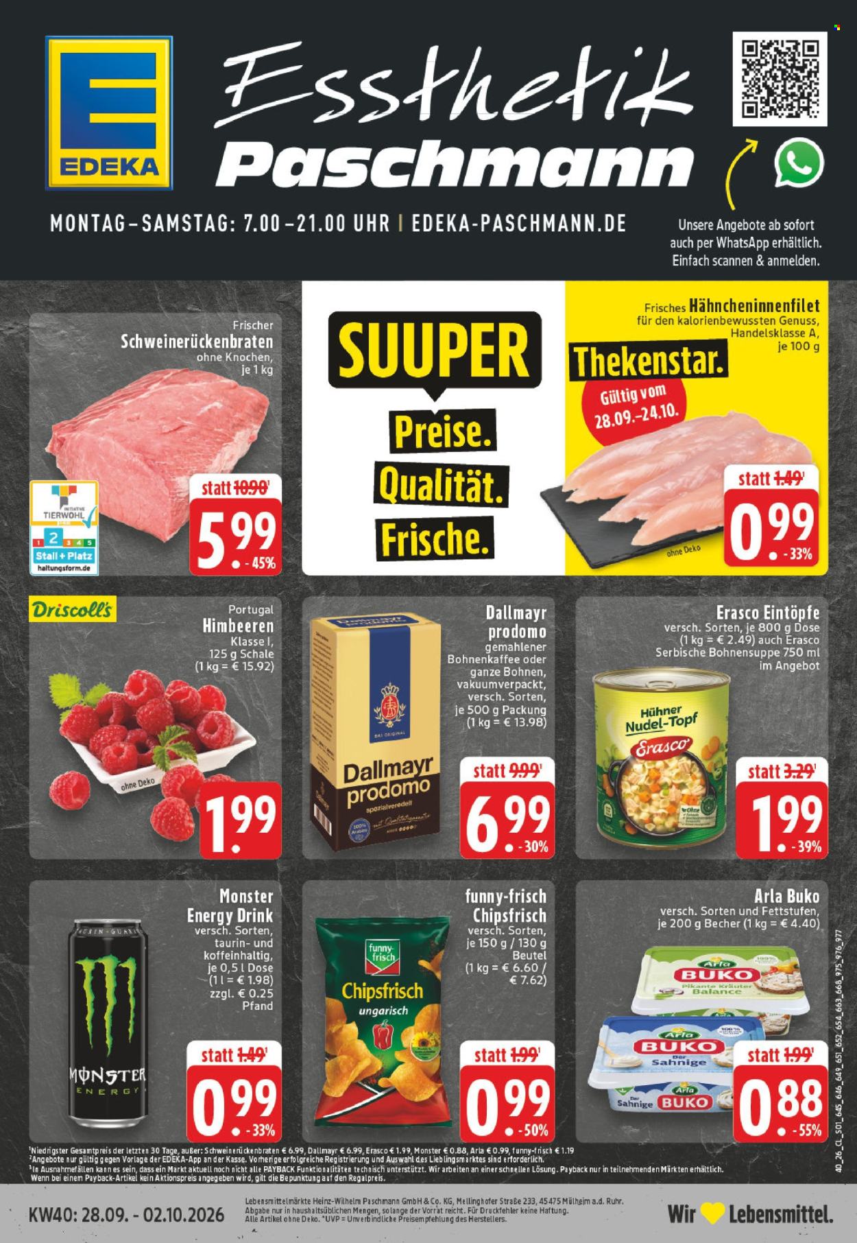 Edeka Prospekte  - 28.9.2026 - 2.10.2026. Seite 1