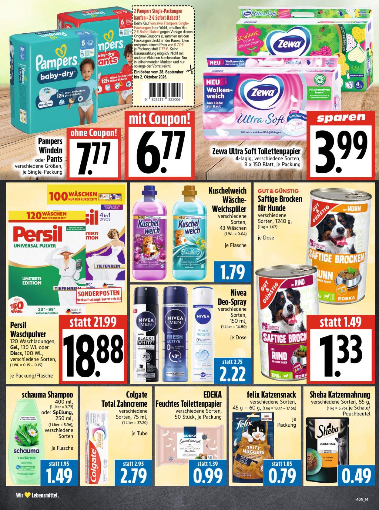 Edeka Prospekte  - 28.9.2026 - 2.10.2026. Seite 14